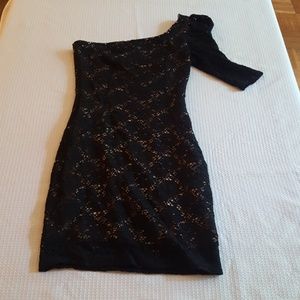 Body Central Black Lace Dress